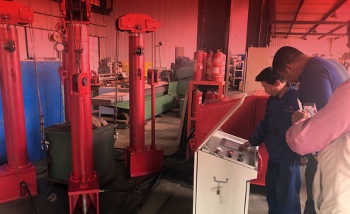 equipo de construcción de oleoductos