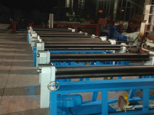 Máquina laminadora de placas asimétrica mecánica de tres rodillos