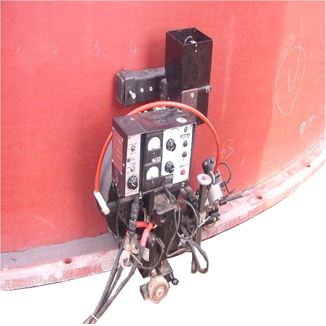Tractor de soldadura de tanque de arco sumergido para tanque de almacenamiento de acero inoxidable