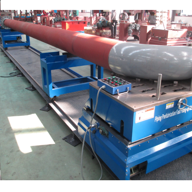 Máquina automática de montaje de tuberías multifunción de alta velocidad en planta de gas de acero de aleación