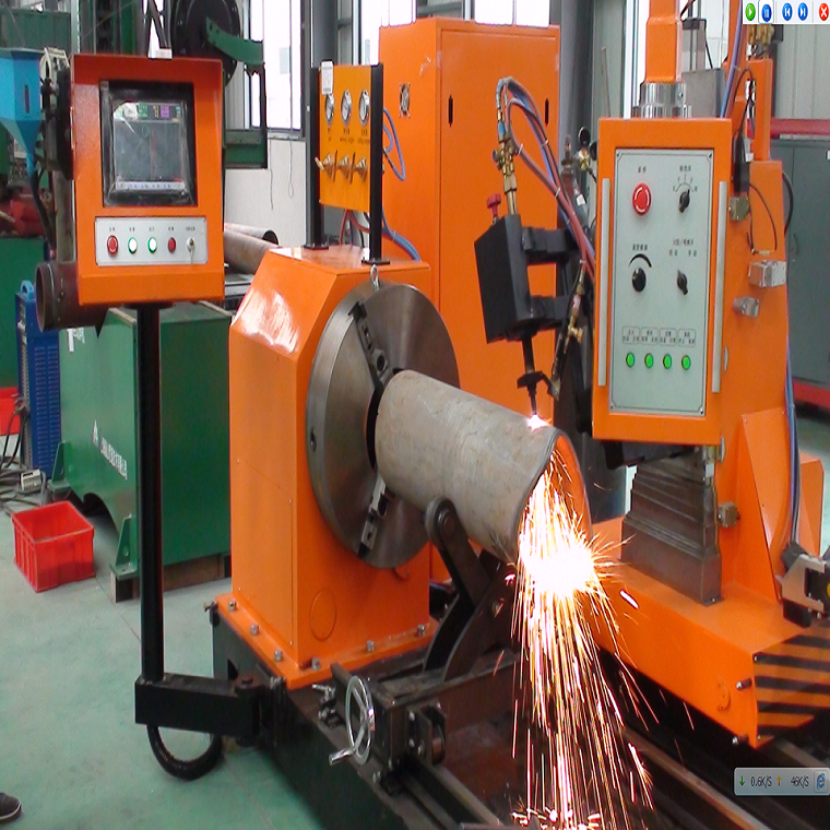 Máquina cortadora de tubos de plasma y llama de 5 ejes CNC de alta eficiencia para carretes de tubos de acero criogénicos