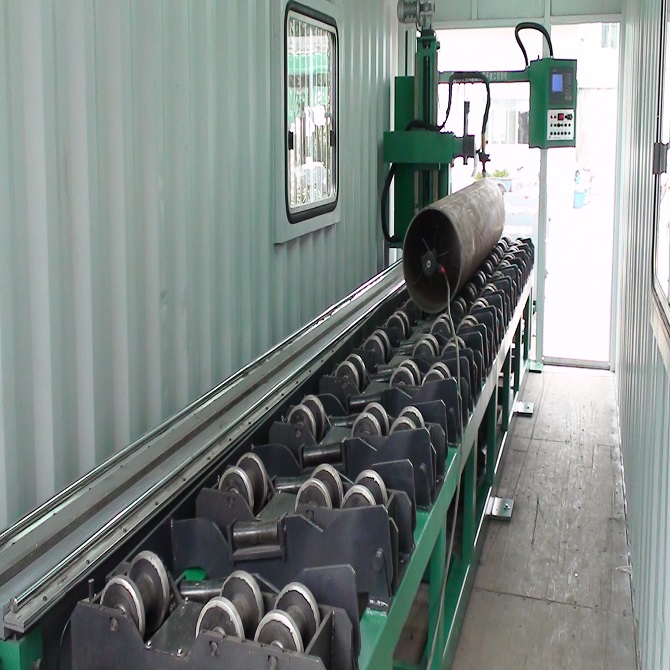 Solución completa de fabricación de carretes de tubería de tipo móvil para plantas de gas de acero inoxidable