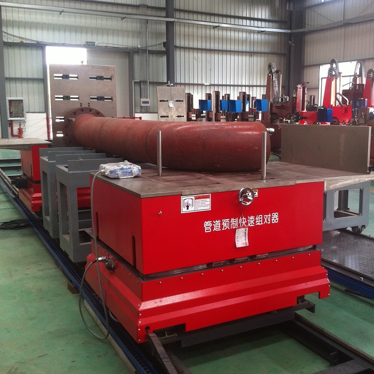 Máquina automática de montaje de tuberías multifunción de alta velocidad en planta de gas de acero de aleación