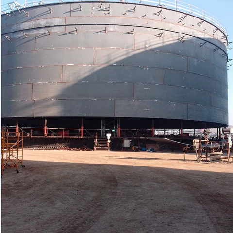 Sistema de elevación de tanques de tecnología madura para la construcción de tanques de GLP