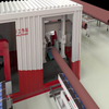 Solución automática de fabricación de carretes de tubería tipo contenedor para plantas de energía de acero al carbono