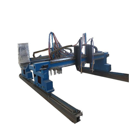 Máquina cortadora de plasma y llama de metal de 5 ejes CNC de buena rigidez con engranaje de una sola altura