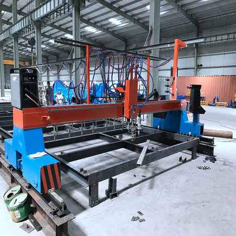 Cortadora de plasma y llama de alta velocidad y alta eficiencia CNC 5 AXIS