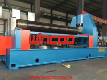 Máquina laminadora de placas hidráulica simétrica de tres rodillos