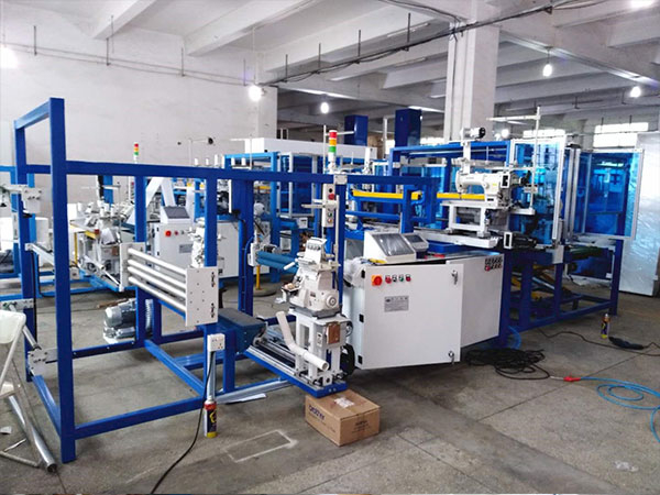 Máquina de coser automática de fundas de almohada